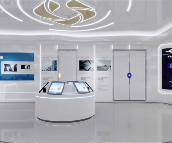 Modern Exhibition Hall-ID:472109377