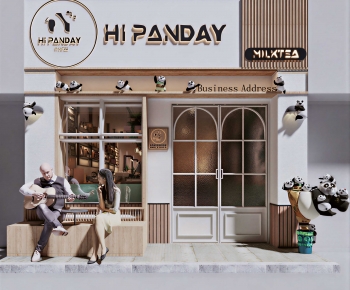 Modern Facade Element-ID:378410855