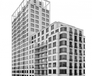 Modern Appearance Of Commercial Building-ID:657857892