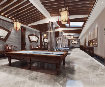 New Chinese Style Billiard Room-ID:470669981