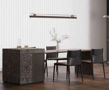 Modern Dining Table And Chairs-ID:368733882