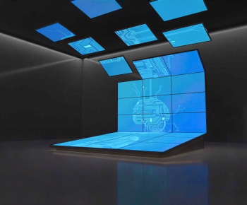 Modern Exhibition Hall-ID:485958103