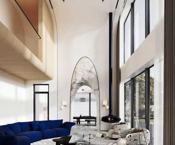 Modern A Living Room-ID:832506905