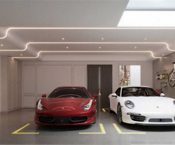Modern Underground Garage-ID:808587072