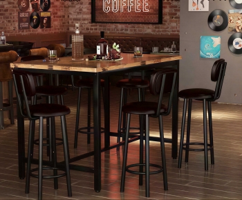 Industrial Style Counter Bar-ID:187385087