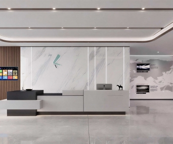 Modern Office Reception Desk-ID:114104995