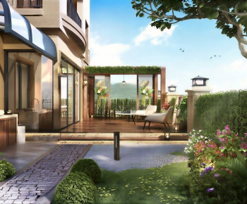 Modern Courtyard/landscape-ID:103024968