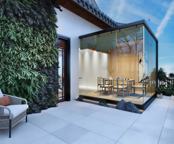 New Chinese Style Courtyard/landscape-ID:548846014