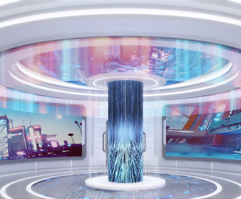 Modern Exhibition Hall-ID:324621925