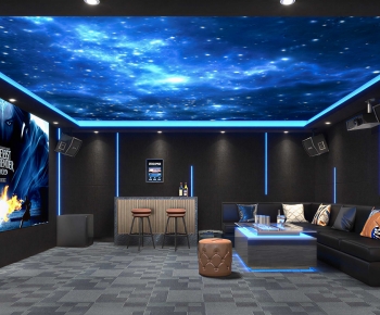 Modern Audiovisual Room-ID:553009995