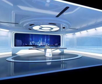 Modern Exhibition Hall-ID:533519987