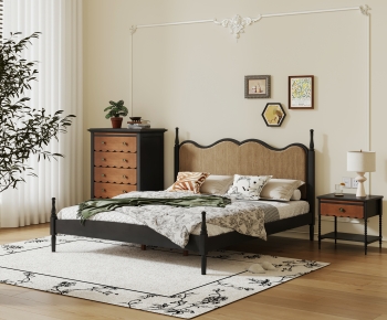 French Style Double Bed-ID:808474063