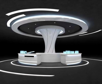 Modern Exhibition Hall-ID:701414112