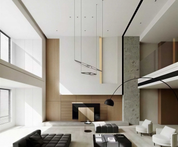 Modern A Living Room-ID:461731915