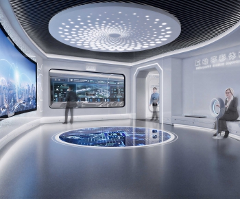 Modern Exhibition Hall-ID:938733102