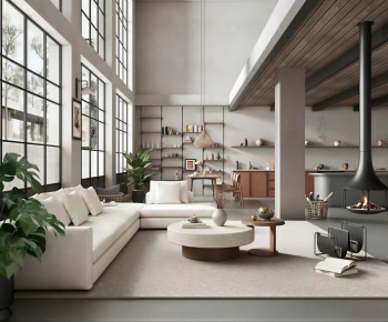 Modern A Living Room-ID:298739914