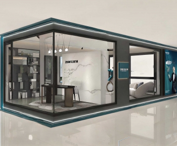 Modern Exhibition Hall-ID:560281042