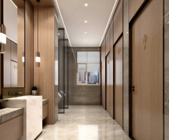 Modern Public Toilet-ID:805882934