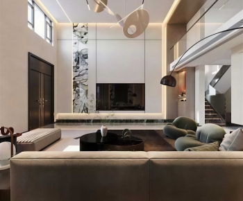 Modern A Living Room-ID:947359097