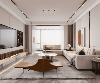 Modern A Living Room-ID:489736088
