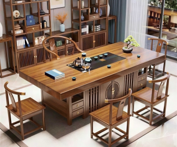 New Chinese Style Tea Tables And Chairs-ID:480484012