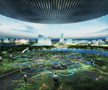 Modern Exhibition Hall-ID:795690064