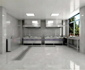 Modern Central Kitchen-ID:185399064