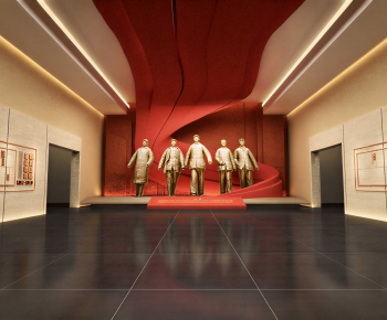 Modern Exhibition Hall-ID:230151893