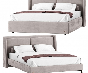Modern Double Bed-ID:733906033
