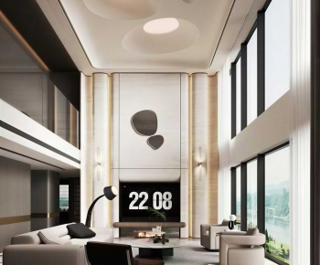 Modern A Living Room-ID:485901121