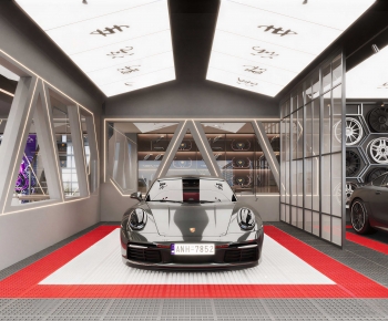 Modern Automobile Repair Shop-ID:349800118