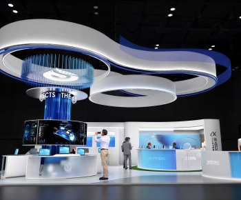 Modern Exhibition Hall-ID:599694013