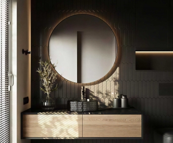 Modern Bathroom Cabinet-ID:387689117