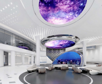 Modern Office Reception Desk-ID:380009898