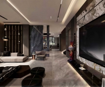 Modern A Living Room-ID:235143909