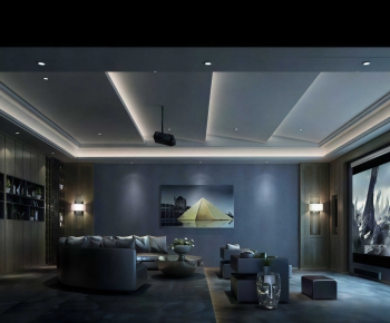 Modern Audiovisual Room-ID:765773062