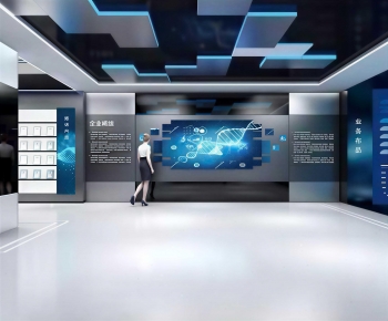 Modern Exhibition Hall-ID:368062023