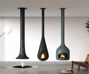 Modern Fireplace-ID:417118071