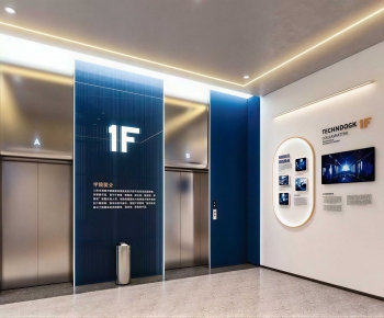 Modern Exhibition Hall-ID:896849651