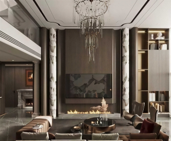 Modern A Living Room-ID:532963043