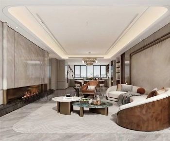 Modern A Living Room-ID:158389095