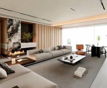Modern A Living Room-ID:378396994