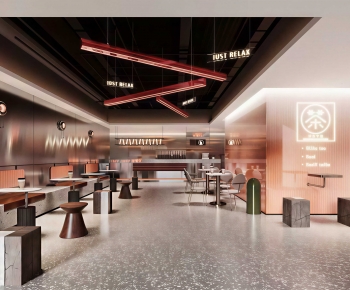 Industrial Style Milk Tea Shop-ID:653340102