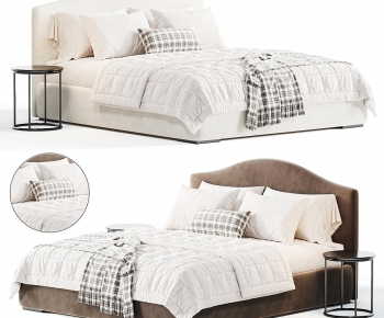 Modern Double Bed-ID:299251084