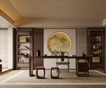 New Chinese Style Tea House-ID:164491894