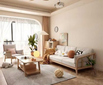 Modern A Living Room-ID:810934076