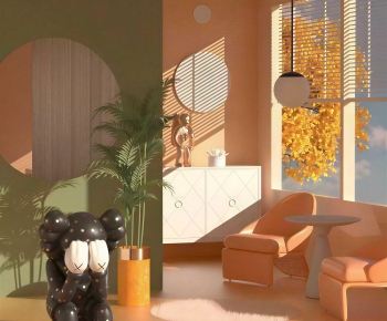 Modern A Living Room-ID:787055974