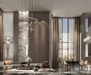 Modern A Living Room-ID:454448948