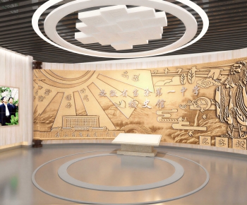 New Chinese Style Exhibition Hall-ID:959320171