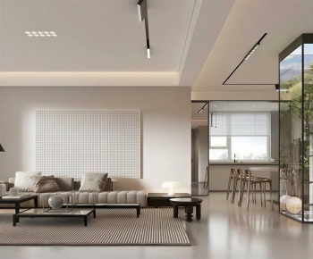 Modern A Living Room-ID:706965925